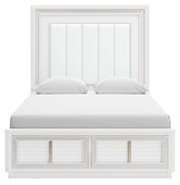 Chalanna Queen Panel Storage Bed and Nightstand